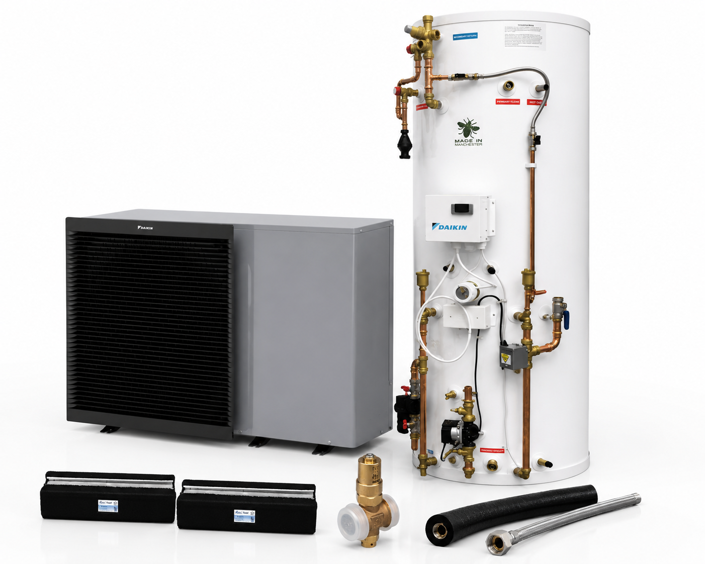 Daikin 16kW ASHP with 250L Cylinder Bundle