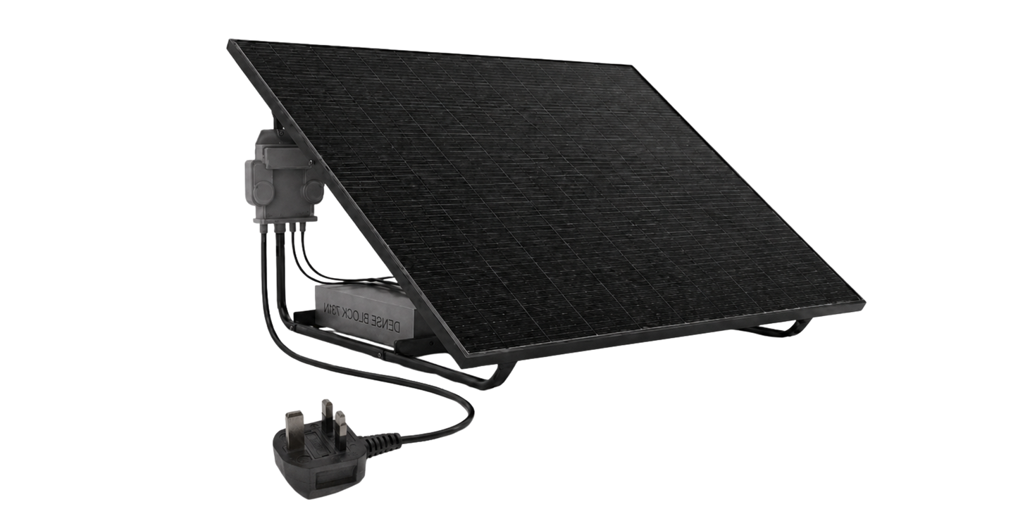 Sheffield Pro Compact Ground Mount – 460W Plug-In Solar Kit