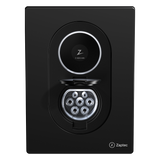 Zaptec Go 2 EV charger – front view with cover open