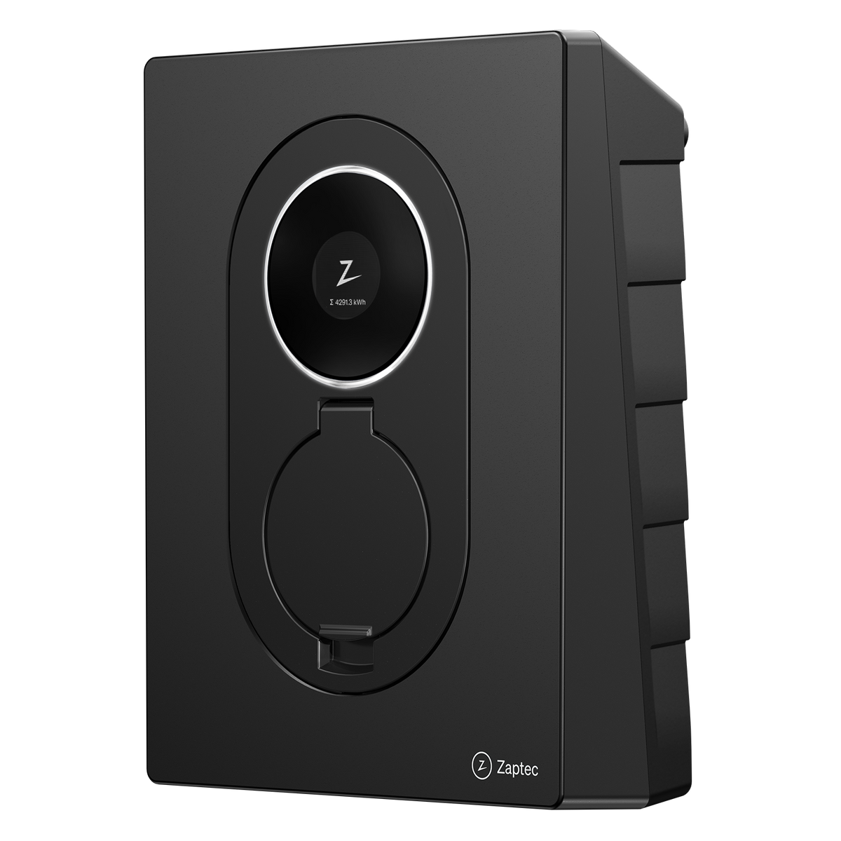 Zaptec Go 2 EV charger – quarter view