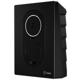 Zaptec Go EV charger – Asphalt Black, angled view