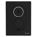 Zaptec Go EV charger – Asphalt Black, front view