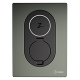 Zaptec Go EV charger – Moss Green, front view