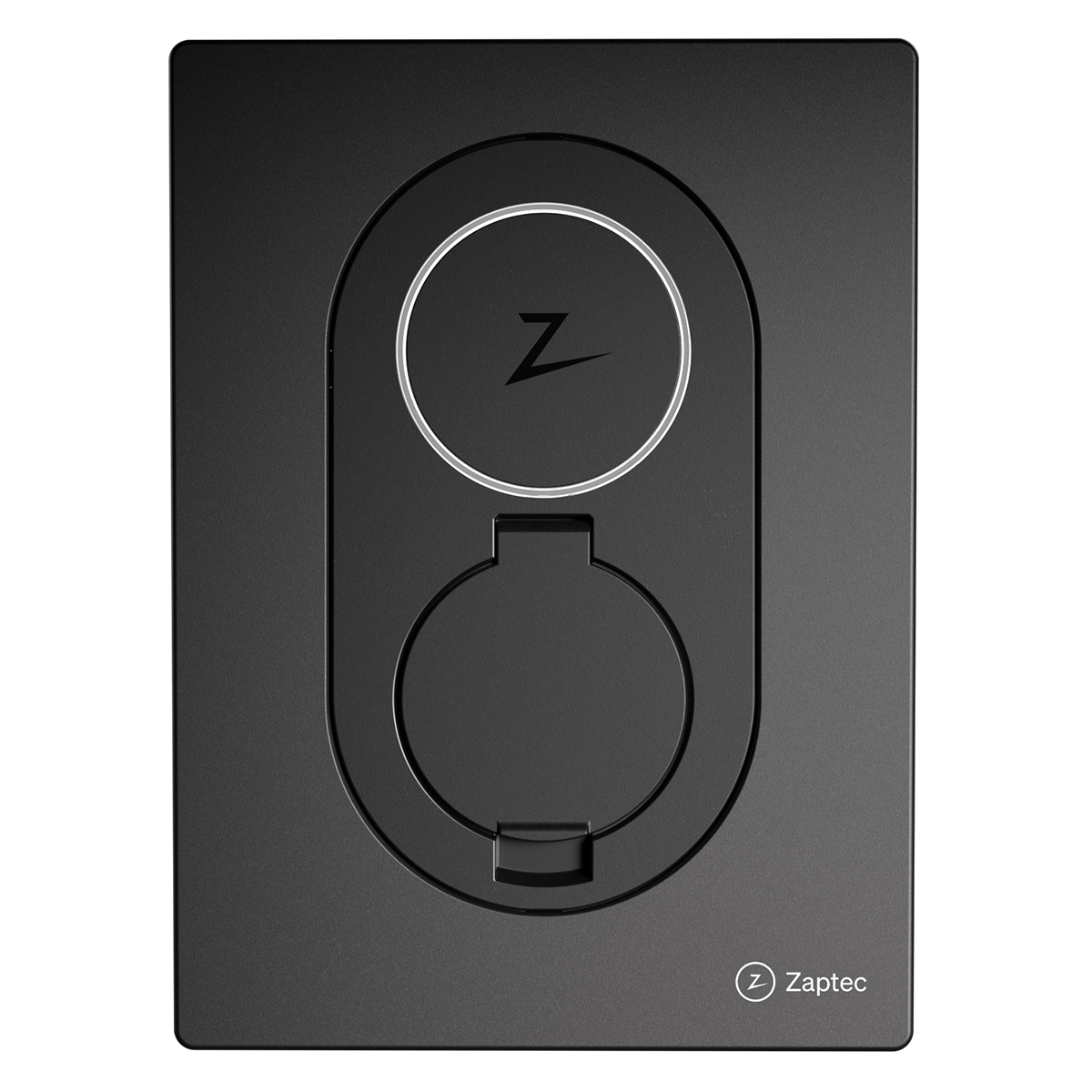 Zaptec Go EV charger – Rock Grey, front view