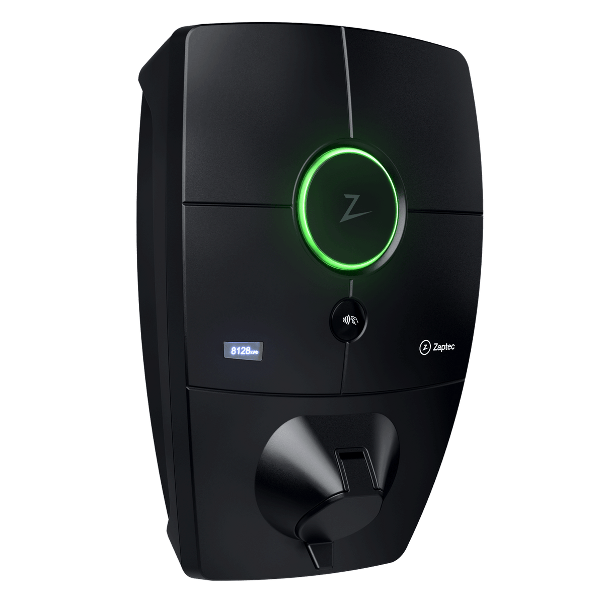 Zaptec Pro (MID) EV charger – angled view