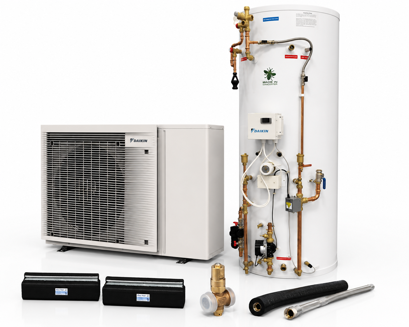 Daikin 8kW ASHP with 180L Cylinder Bundle