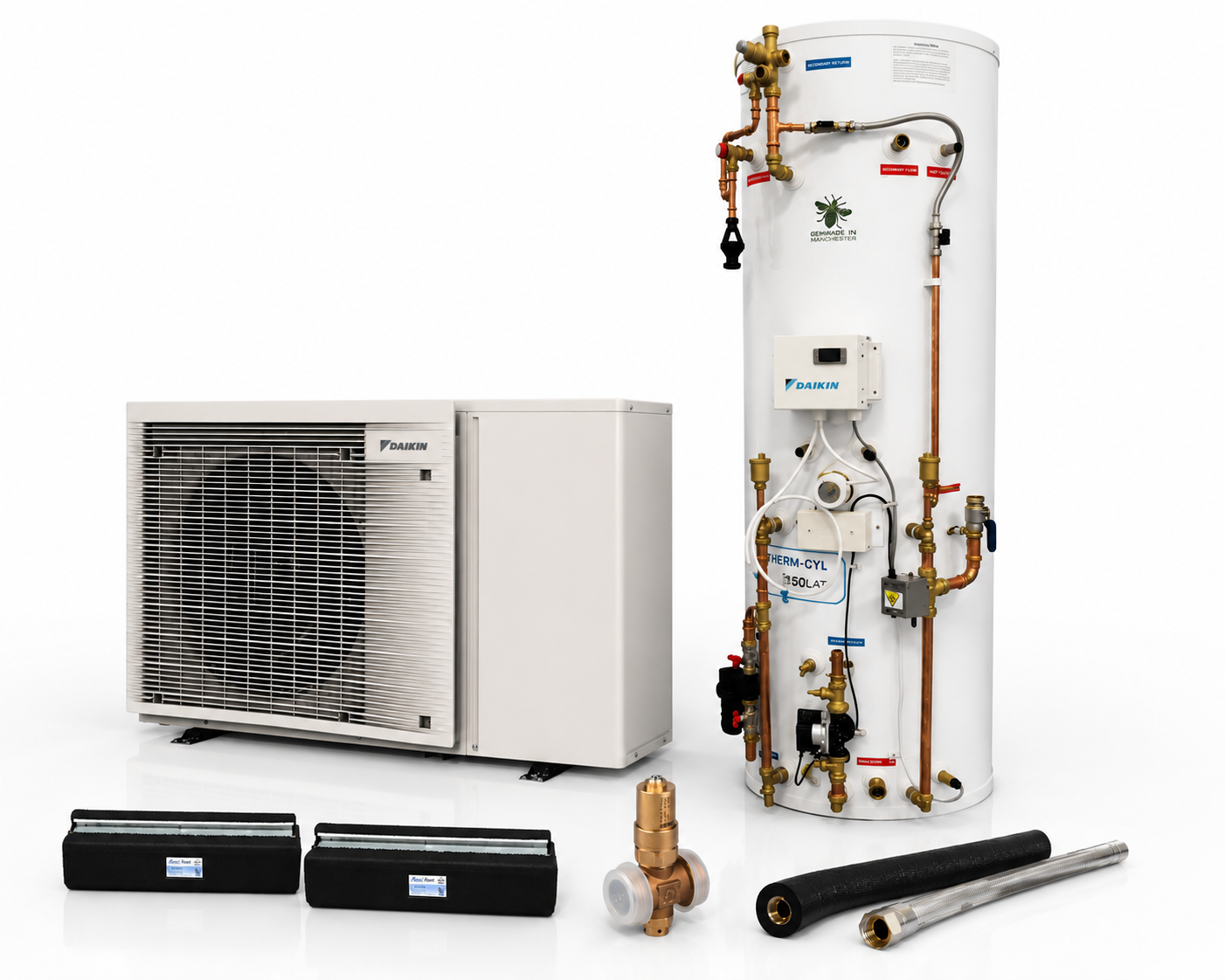 Daikin 4kW ASHP with 150L Cylinder Bundle