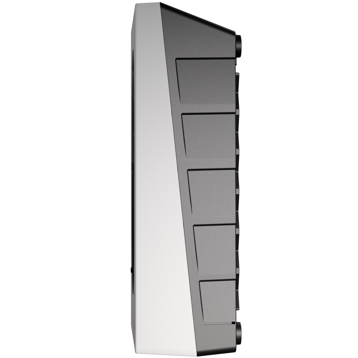 Zaptec Go EV charger – Cloud White, side view